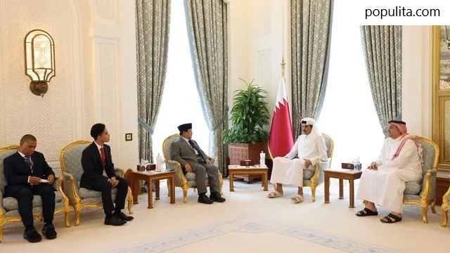 Prabowo dan Gibran Temui Emir dan PM Qatar, Bahas Kerja Sama